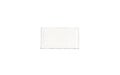 Blank white rectangular postage stamp mock up, isolated