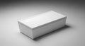 Blank White Rectangular Product Packaging Box Mockup Royalty Free Stock Photo