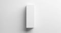 Blank White Rectangular Product Packaging Box Mockup Royalty Free Stock Photo