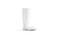 Blank white rubber wellington boot mock up, side view Royalty Free Stock Photo