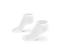 Blank white short socks design mockup, isolated, clipping path Royalty Free Stock Photo