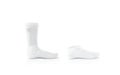 Blank white socks design mockup, isolated, clipping path Royalty Free Stock Photo