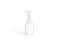 Blank white spray bottle mock up isolated, front view