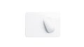 Blank white square mouse pad mock up front view, isolated Royalty Free Stock Photo