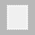 Blank white stamps frame, postage stamp Ã¢â¬â vector