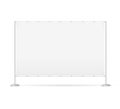 Blank Banner Billet Press Wall. Vector