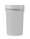 Blank white tub paint plastic bucket Royalty Free Stock Photo