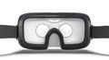 Blank white virtual reality goggles mock up, back view Royalty Free Stock Photo