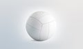 Blank white volleyball ball mock up, isolated, front view