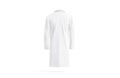 Blank white wool coat mockup, back view Royalty Free Stock Photo