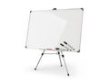 Blank whiteboard with markers Royalty Free Stock Photo