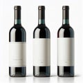 Blank Wine Bottle Mockup Royalty Free Stock Photo