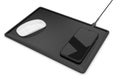 Blank Wireless Charging Mouse Pad with computer mouse for branding or design presentation. 3d render illustration. Royalty Free Stock Photo