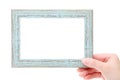 Blank wooden frame Royalty Free Stock Photo
