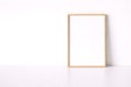 Blank Frame Mockups in Bright Modern Interiors with Natural Light Royalty Free Stock Photo