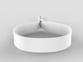 Blank Wristband USB Flash Drive Promotional USB. 3d render illustration.