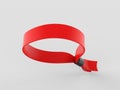 Blank Wristband USB Flash Drive Promotional USB. 3d render illustration.