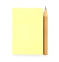 Blank Yellow Post-it Note