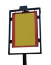 Blank pub sign Royalty Free Stock Photo