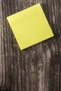 Blank Yellow Sticky Note Post It Royalty Free Stock Photo