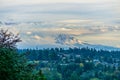 Mount Rainier Cloud Cover 7 Royalty Free Stock Photo