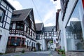 Blankenheim, Germany - July 26, 2019: View of city gate and building in Blankenheim