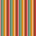 Blanket stripes seamless pattern. Serape vector background. Mexican rug ornament. Native american poncho texture. Royalty Free Stock Photo