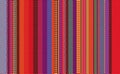 Blanket stripes seamless vector pattern. Serape design Royalty Free Stock Photo