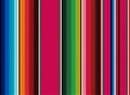 Blanket stripes seamless vector pattern. Serape design Royalty Free Stock Photo
