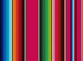 Blanket stripes seamless vector pattern. Serape design