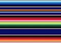 Blanket stripes seamless vector pattern. Serape design Royalty Free Stock Photo