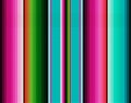 Blanket stripes seamless vector pattern. Serape design Royalty Free Stock Photo