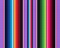 Blanket stripes seamless vector pattern. Serape design Royalty Free Stock Photo