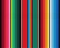 Blanket stripes seamless vector pattern. Serape design Royalty Free Stock Photo