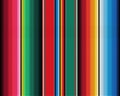 Blanket stripes seamless vector pattern. Serape design Royalty Free Stock Photo