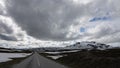 Wilderness Road on Stekenjokk plateau in Sweden