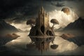 Blasphemous Dream Landscape Royalty Free Stock Photo