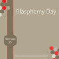 Blasphemy Day Royalty Free Stock Photo