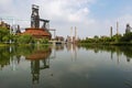 Blast furnace in steel factory