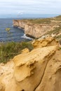 Blata tal Melh coastline cliff in Malta