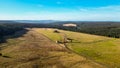 Blatna irrigation canal at Ryzovna from above Royalty Free Stock Photo