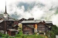 Blatten: Swiss alpine village. Naters Valais, Switzerland.