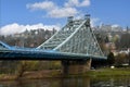 Blaues Wunder, blue miracle, bridge in Dresden, Germany Royalty Free Stock Photo