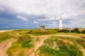 Blavand Lighthouse in Blavandshuk Denmark Royalty Free Stock Photo