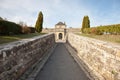 Blaye Citadel bridge entrance gironde France