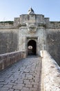 Blaye Citadel entrance world heritage site in Gironde France