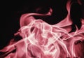 Blaze fire flame background and textured, pink and black Royalty Free Stock Photo