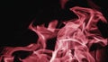 Blaze fire flame background and textured, pink and black Royalty Free Stock Photo
