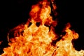 blaze fire flame texture background Royalty Free Stock Photo