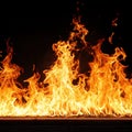 Blaze Fire Flame Texture Background Royalty Free Stock Photo